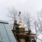 2011 04 22 Освящение и поднятие первого купольного креста